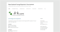 Desktop Screenshot of iypt.org.nz