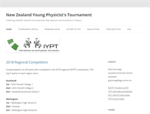Tablet Screenshot of iypt.org.nz