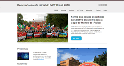 Desktop Screenshot of iypt.com.br
