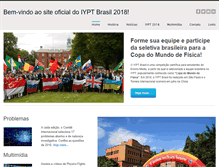 Tablet Screenshot of iypt.com.br